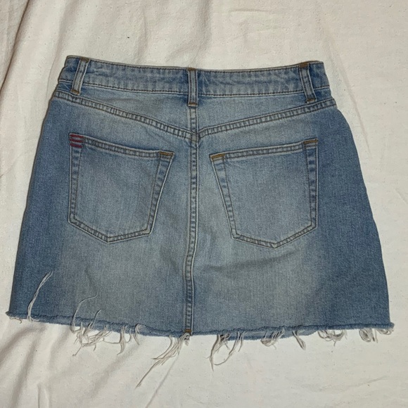 BDG Notched Denim Mini Skirt - Picture 3 of 4